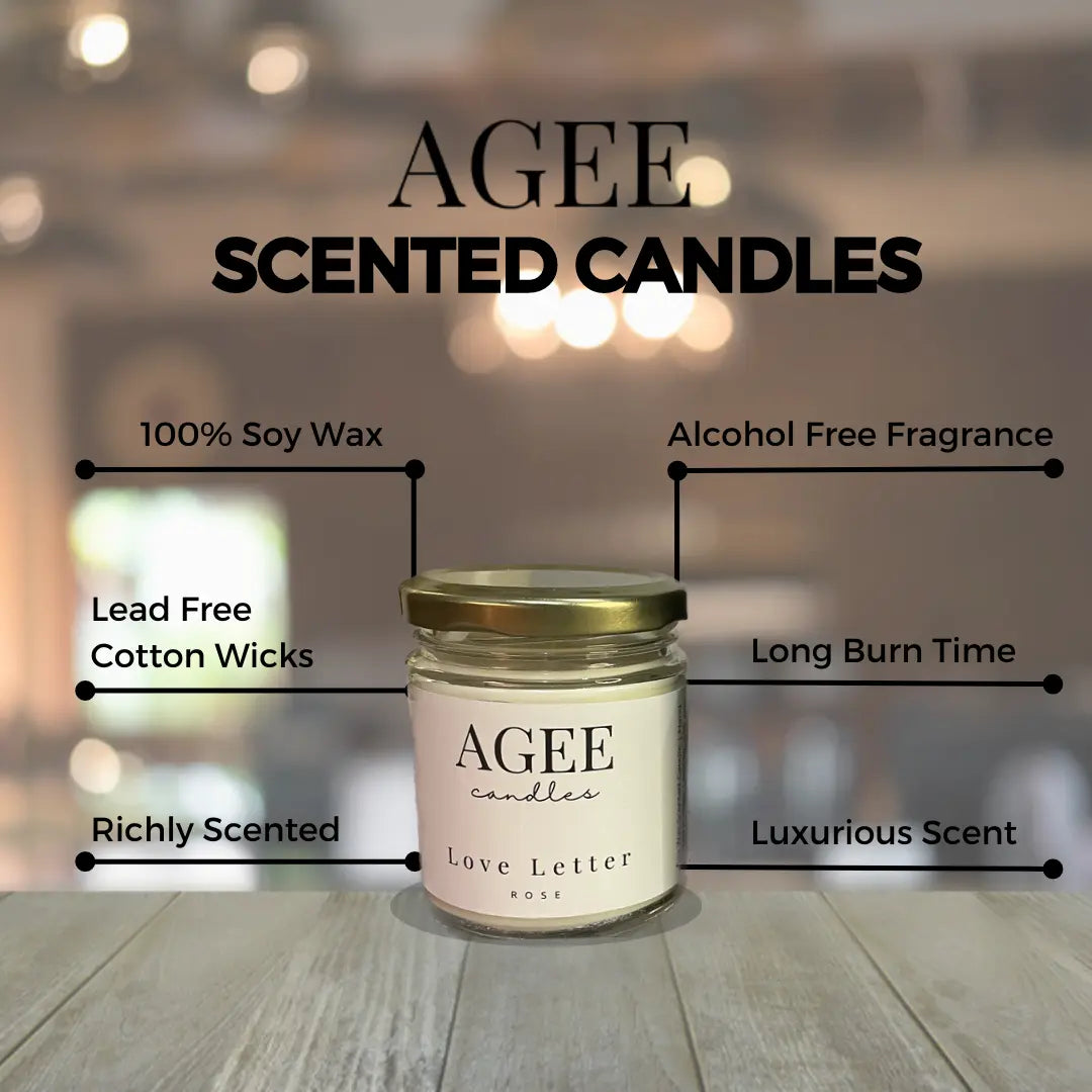 Date Night - Coffee Scented Candle - Clear Jar