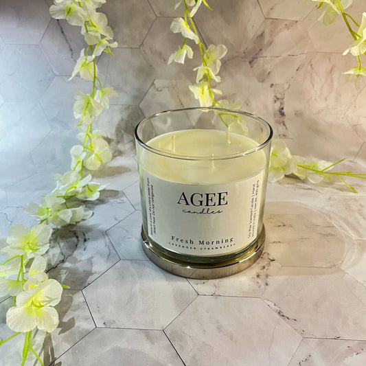 Fresh Morning 3-Wick Scented Candle - AGEE Candles