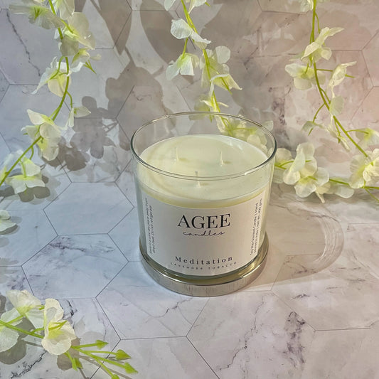 Meditation 3-Wick Scented Candle - AGEE Candles