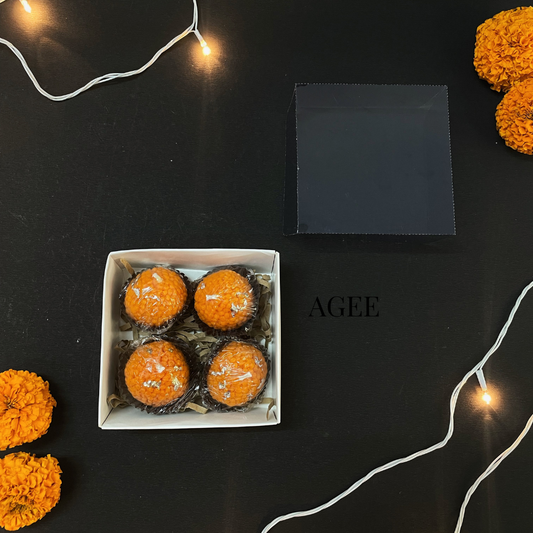 Laddu Candles - Scented (Pack of 4)