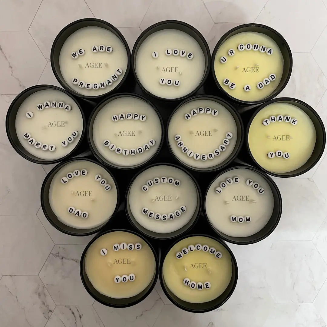 Hidden Message Candles - Scented Soy Candles with custom Secret Message