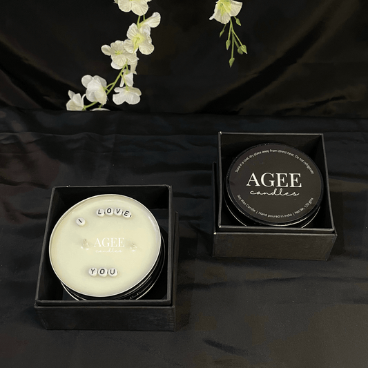 "I LOVE YOU" Hidden Message Candle - AGEE Candles