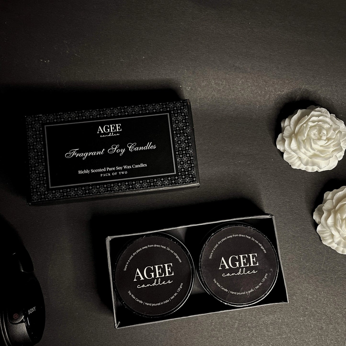 Odyssey Gift Set - - Custom Hidden Message Available - AGEE Candles