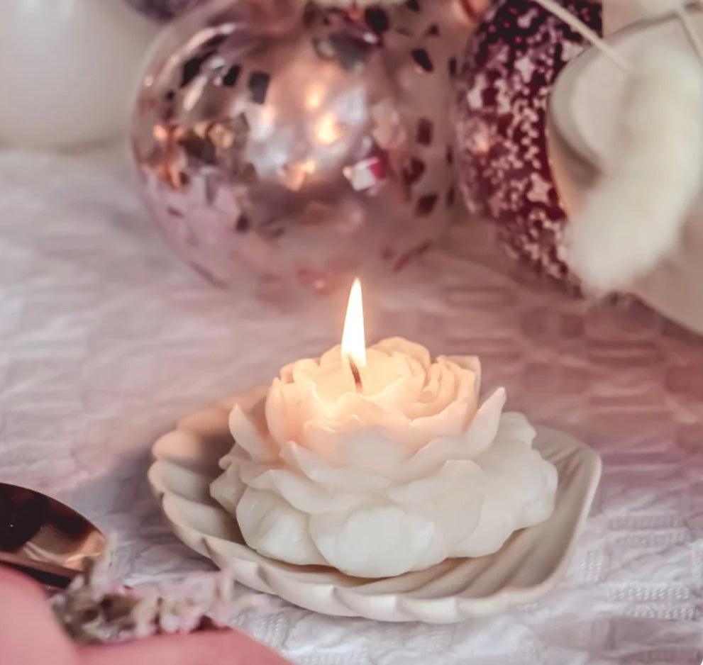 Peony Flower Candle - AGEE Candles